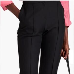 MAJE Straight Leg Trousers 42 (XL) Black